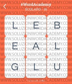 Word Academy Scolaro Livello 16