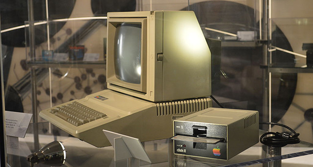 Apple II in a Museum