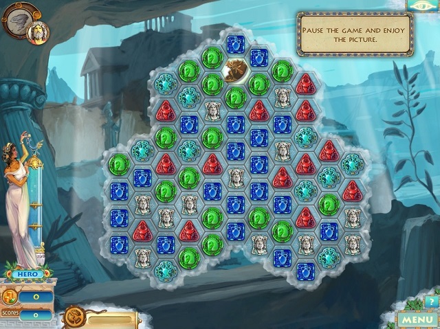 Heroes of Hellas 2 Game Board