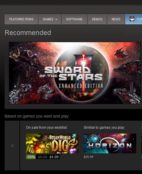 Steam-Recommended