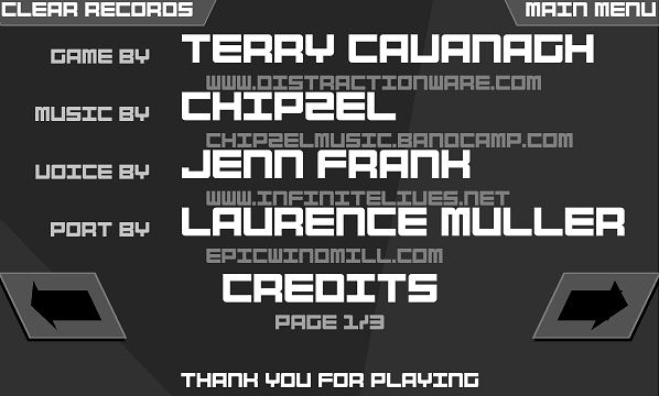 Super Hexagon Credits