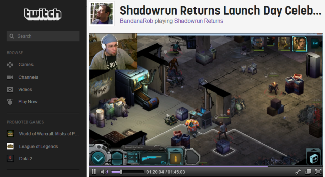 Rob Playing Shadowrun Returns