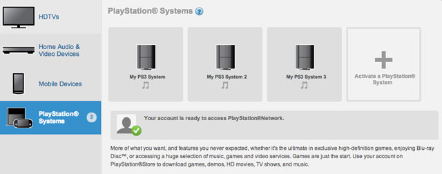 Three PlayStations authorized on my account, none of which are mine.