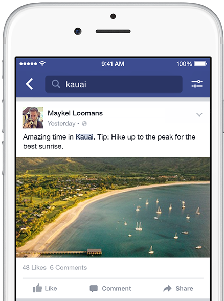 How To Seach For Locations in Facebook