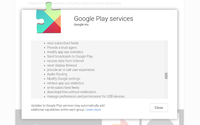 AndroidWithoutGoogle-Play-Services-Permission