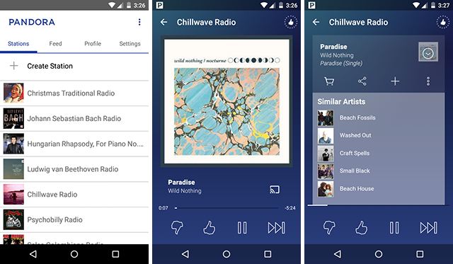best-android-streaming-app-pandora