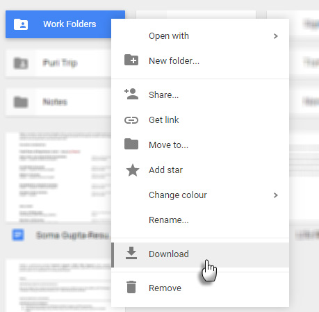 Download Google Drive Folder