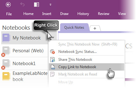 Microsoft OneNote - Create Desktop Shortcut